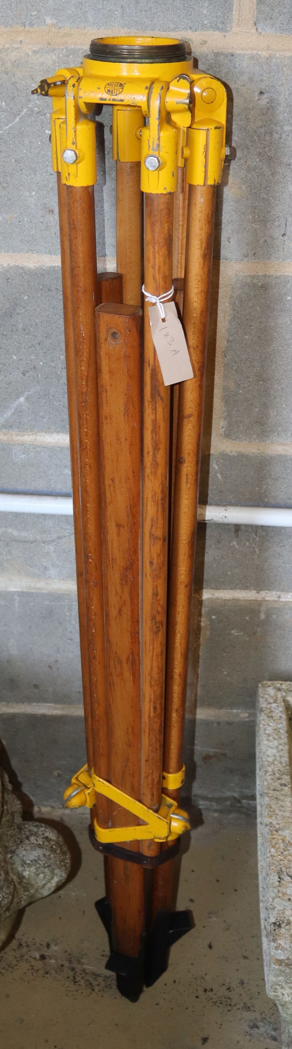 Hilgar & Watts, Surveyors tripod stand, 1950s